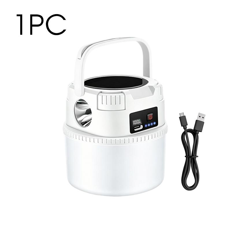 Camping Solar Outdoor Charging Ultra Long Endurance Emergency Light Camping Tent Stall Rechargeable Lighting