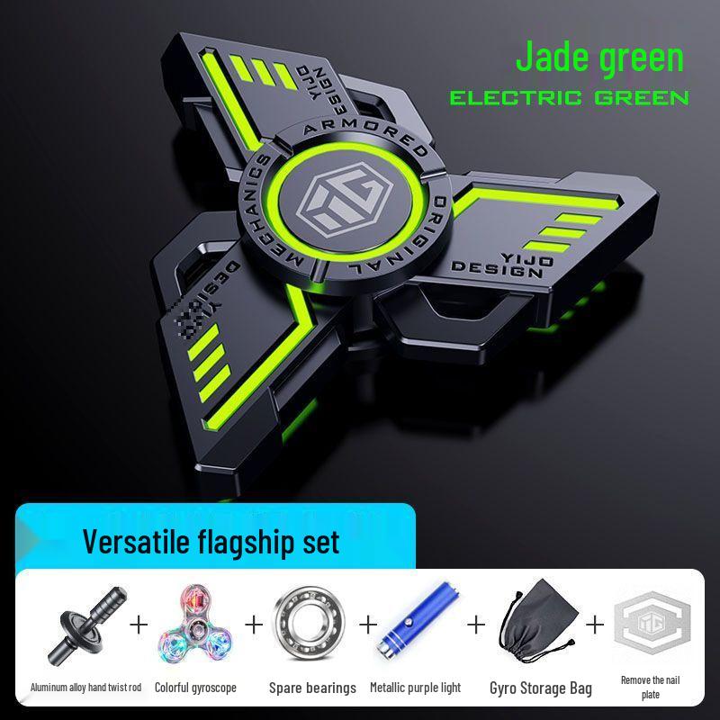 Limitierte Edition Luminous Black Tech Spinner: Stressabbau-Spielzeug für Schüler und Jungen