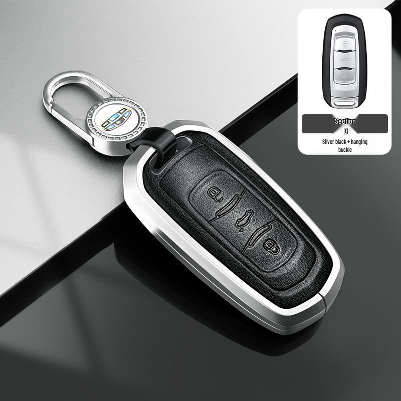 Kompatible Schlüsselhülle für 2016-2021 Geely Boyue, GLGS, Borui und Emgrand Limousinenmodelle