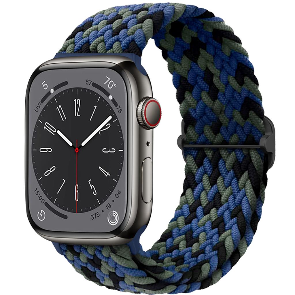 Braided Solo Loop Strap For Apple watch band 44mm 40mm 49mm 45mm 41mm Elastic Nylon bracelet iWatch series 8 3 se 6 7 Ultra 2 9