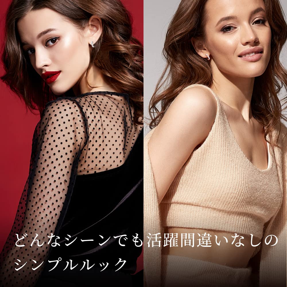 Gift from New York Earrings for Platinum Hoop Gift Women, Earrings, Hypoallergenic, Brand, Women,