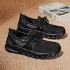 Unisex Weite Passform Atmungsaktive Mesh-Sneaker Laufschuhe Tägliches Gehen und Freizeitkleidung Pendeln und Reisen Größen 36-45
