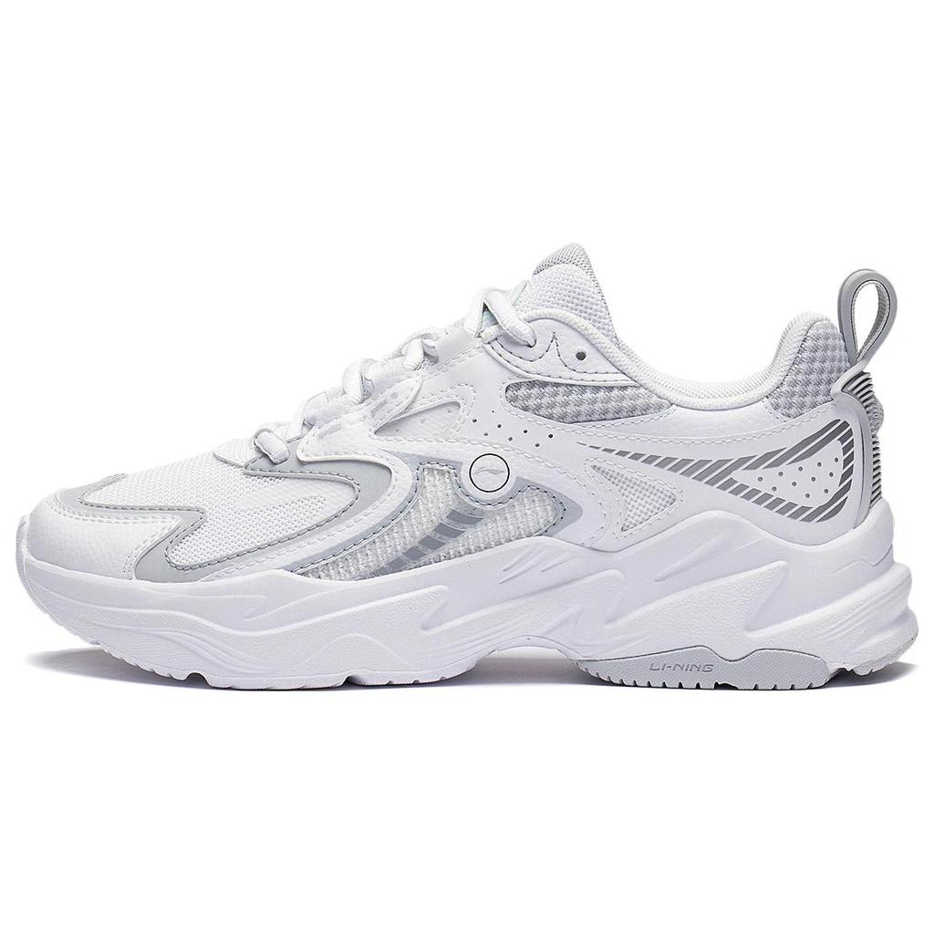 Li Ning Comfortable Textile, Synthetic Leather Cushioning Slip Resistant Abrasion Resistant Low top Running Shoes ARXT010-2