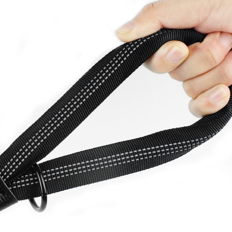 Dog Leash Reflective Dogs Leashes Double Leashes for Dog Walking Nylon Rope 150cm Comfortable Handle Dogs Leash Pet Chain Leads