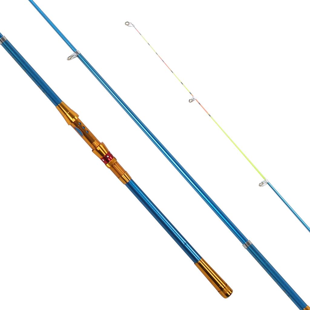 1.8m Fishing Pole Outdoor Fiberglass Telescopic Casting Fishing Rod with Metal Reel Seat