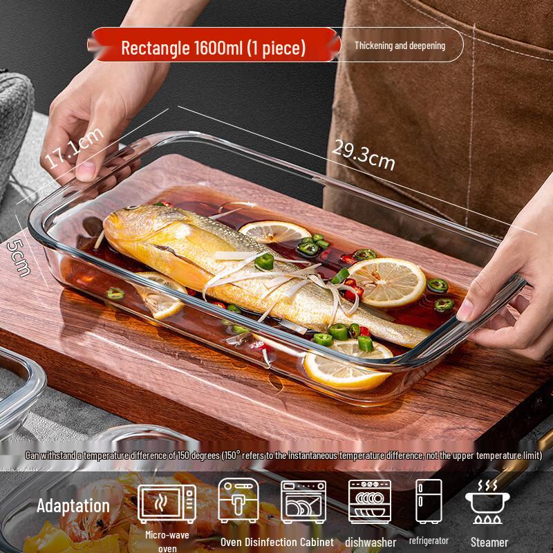 CCKO High Temperature Resistant Glass Baking Dish