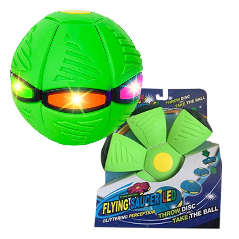 

Magic Flying Saucer Ball: Outdoor Light-Up Elastic Step-on Toy for Kids 6 Lights [~216g]