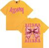Sängerin Aitana Cuarto Azul Schmetterling Grafik T-Shirt Herren Damen Harajuku Ästhetik Streetwear T-Shirts Baumwolle Lässig Locker T-Shirt