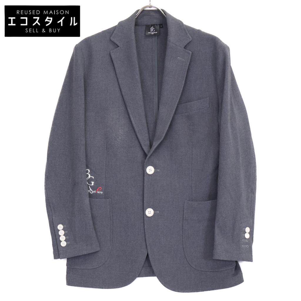 1piu1uguale3 GDB003 Back Logo 2B Jacket V grayUsed