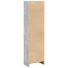 Vidaxl Regał, Szarość Betonu, 40X24X143 Cm, Materiał Drewnopochodny