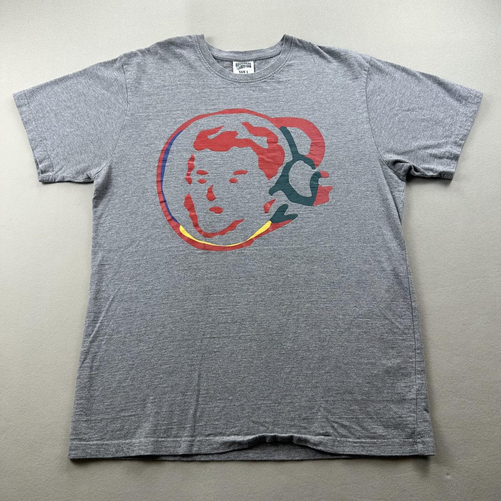 Billionaire Boys Club T-Shirt Mens Large Heather Gray Chroma Astronaut Space BBC S