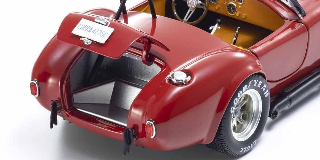 Kyosho Original 1/18 Scale Shelby Cobra 427 S/C FAM Red Finished Product