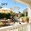 Modern Minimalist Patio Decor Graceful Bird Wind Chime, Stained Outdoor Sun Catcher Windchime, Colorful Yard Dreamy Romantic Room Accents Decorations,