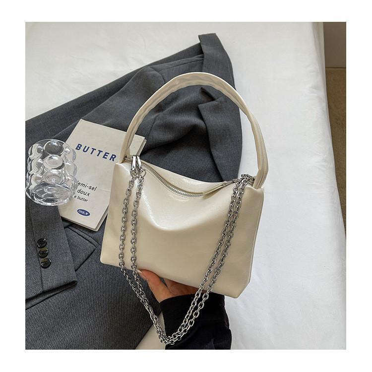 IELGY Женская универсальная серебряная сумка-мешок — фото 7