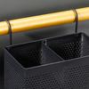 Stäbchenhalter Edelstahl Besteck-Organizer mit effizientem Drainagesystem Rostfreies Lagerregal für die Küche