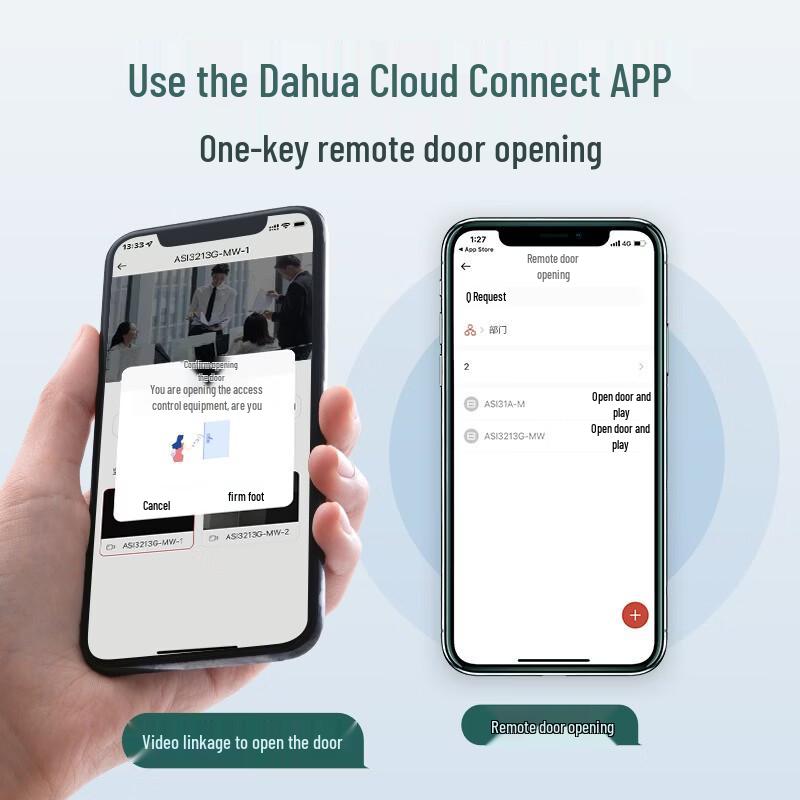 Dahua Face and Fingerprint Access Control Terminal CN plug (adapter included)