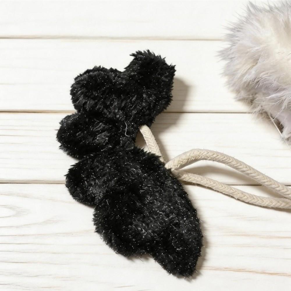 Ear Protection Plush Beanie Warm Lei Feng Cap Cute Faux Fur Hat for Women