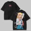 Anime My Dress-Up Darling Kitagawa Marin 2026 T-shirt per Abbigliamento da Uomo T-shirt Lavata Oversize Usura Quotidiana Top Fresco