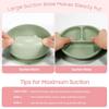 Baby Feeding Set 8-Piece: Hypoallergenic, Ergonomic, Portable, BPA-Free, Soft Durable Silicone, Easy Clean, 12M+ , Green