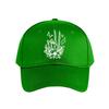 Oversized Gothic Floral Skeleton Print Baseball Cap Fashion Unisex Sunhat Womens Outdoor Sports Snapback Cap