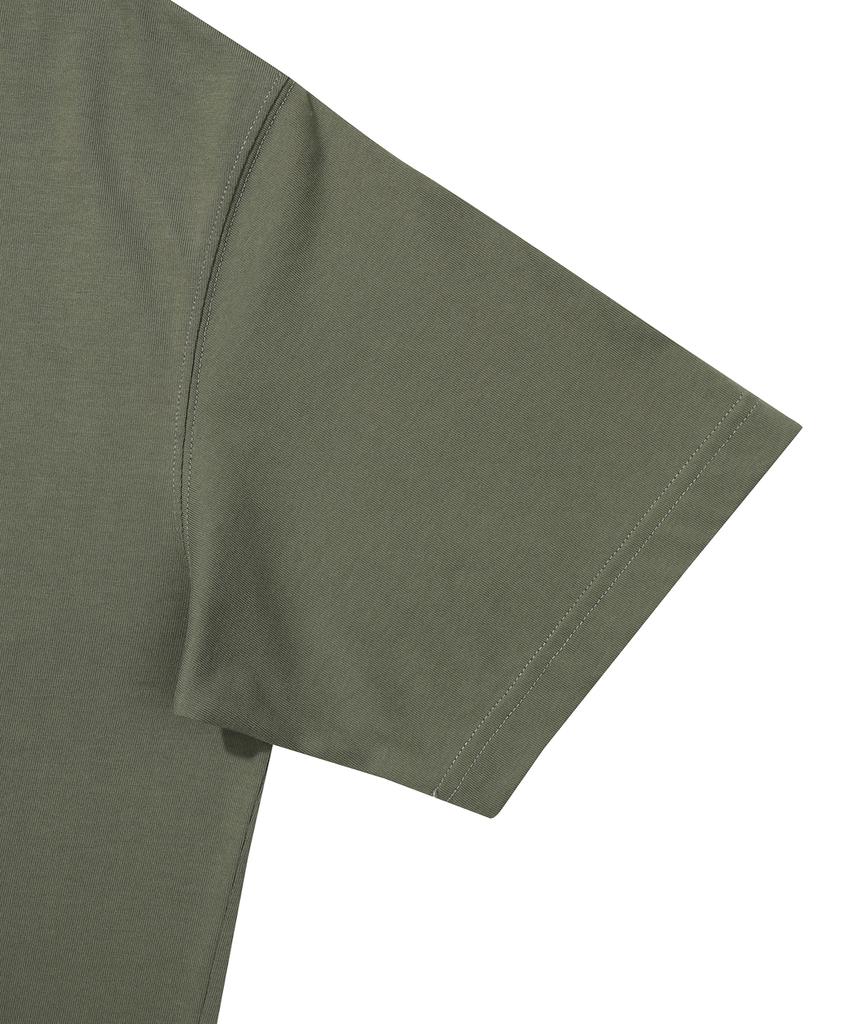 Syupeodeulai Modern Logo T-Shirt Khaki Sduisdp05Khk