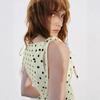 French Polka Dot Sleeveless Top Women's Summer High-end Light Luxury Lace-up Ruffle Edge Waist Thin Vest Shirt