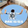 Messi Round Area Rug,Carpet Rug for Living Room Bedroom Sofa Playroom Decor,Non-slip Floor Mat