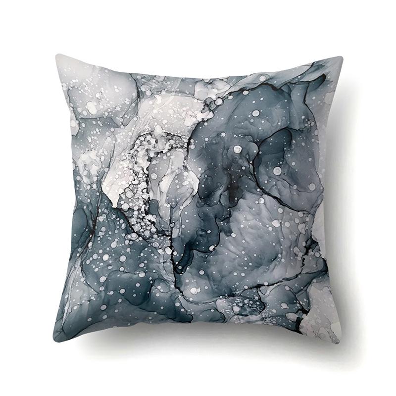 Nordic Modern Abstract Ins Style Polyester Pillow Case Car Decoration Home Printed Waist Cushion Pillow Case