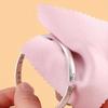 50Pcs 8x8cm Jewelry Cleaning Cloth Reusable Cleaning Polishing Cloth  Silverware Care