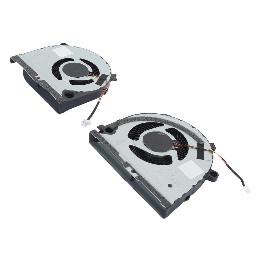 2pcs Laptop CPU GPU Cooling Fan Silent 4 Pin Laptop Cooling Fan Replacement for G3 3579 G3 3779 G5 5587