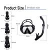 WEZHO Outdoor Snorkeling Set with Mask, Snorkel, and Fins