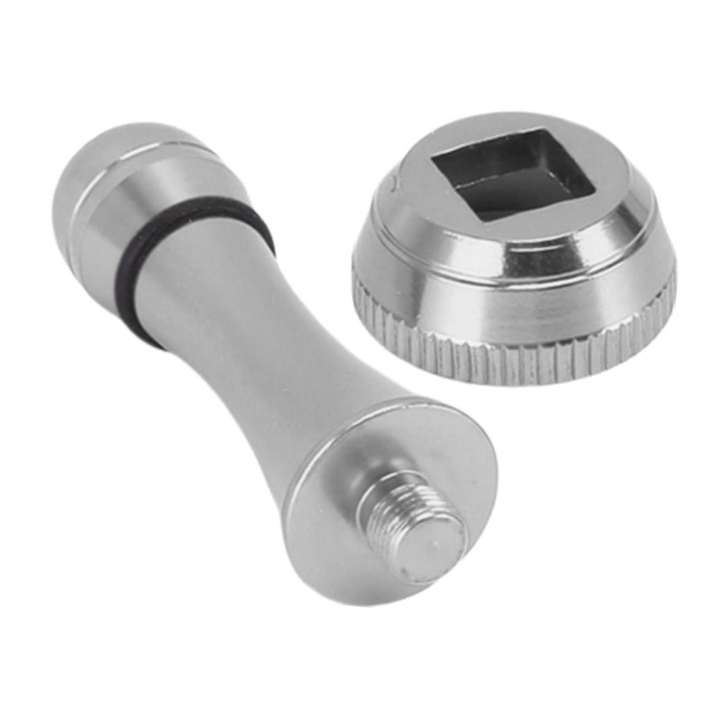 Fishing Reel Balance Rod Anti Collision Aluminum Alloy Weighted Balance Rod Fishing Accessory Silver