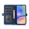 Phone Case For Samsung Galaxy A16 4G/5G/A26 5G , Zipper Pocket 9 Card Slots PU Leather Cover with Wrist Strap
