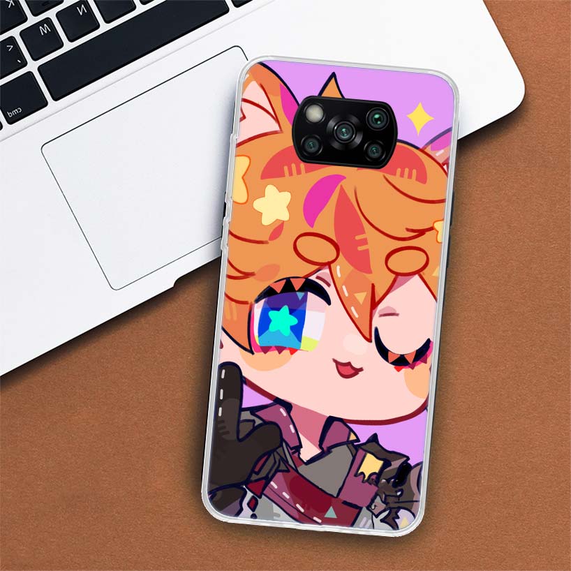 Genshin Impact Cute Phone Case For Xiaomi Poco F7 Ultra X7 X6 Pro X5 Redmi 15 15C 13 13C 12 12C 10 10A 10C 9 9A 9C 9T Shell Poco