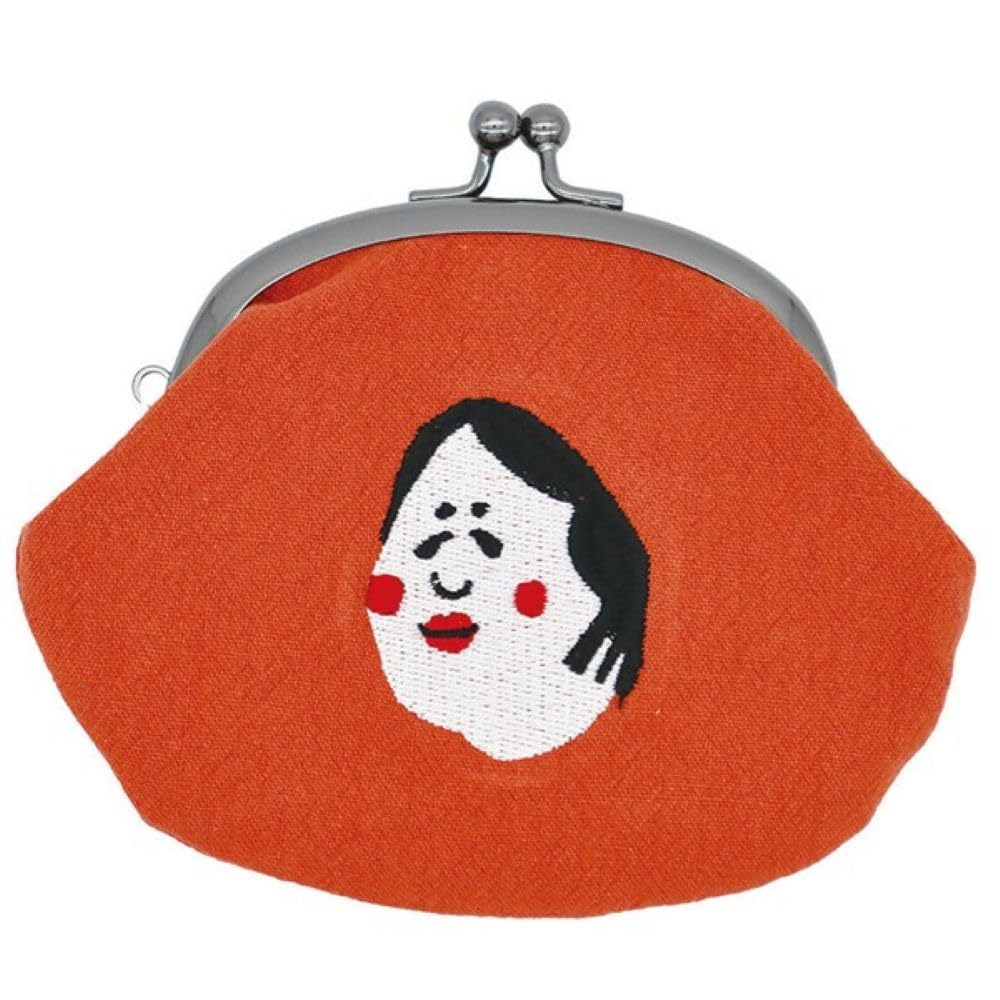 

Onishi Ken Seihan 3.3-inch Clasp Wallet, Okame Design, Size: Approx. W13 D1 H10 GA15W-SS01