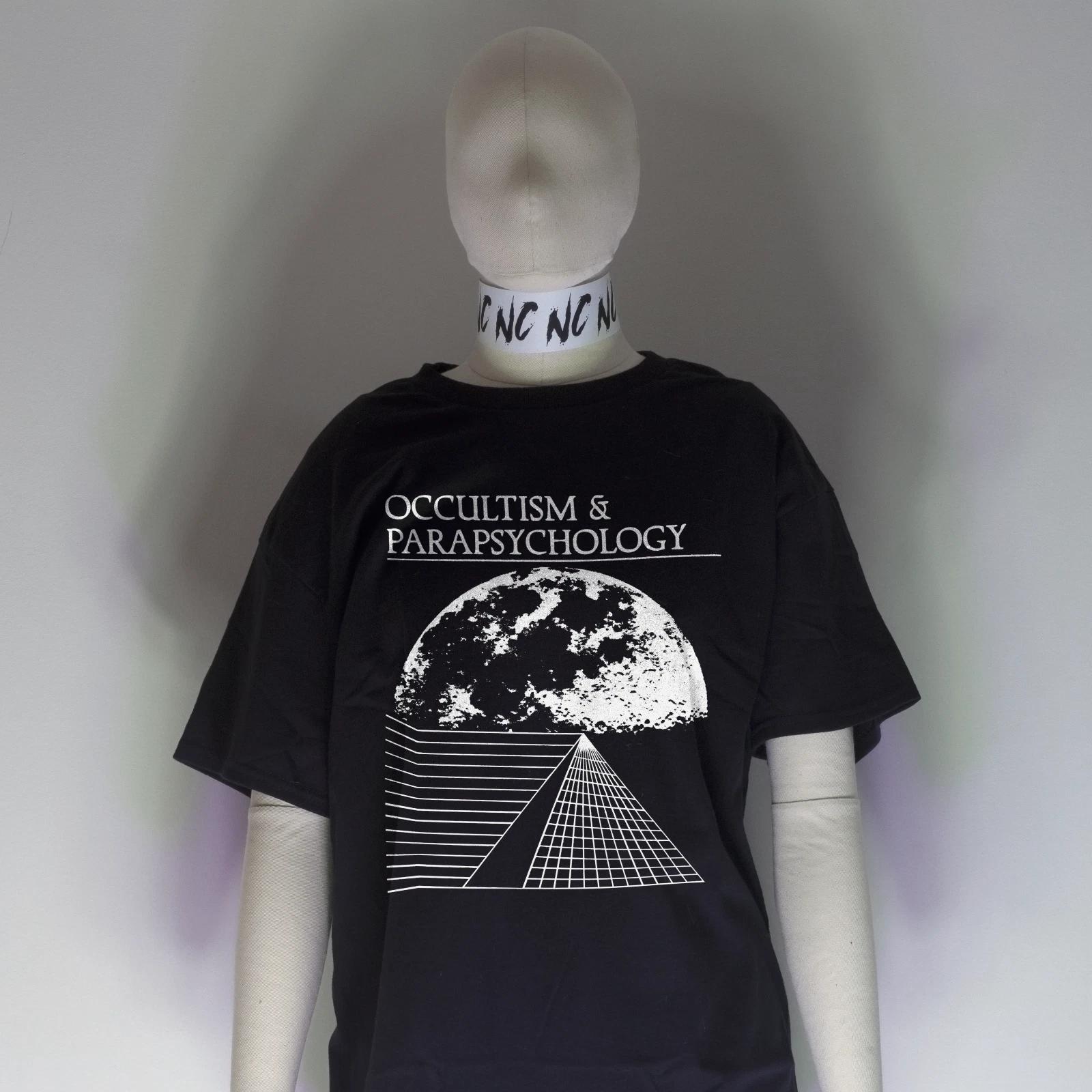 Футболка Оккультизм и Парапсихология | Noise Punk Crass Редкий Синт Глаза Волка Линч S