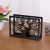 1Pc Elegant Iron Art Tissue Box Homestay Napkin Holder Kitchen Dining Tabletop Accessory For Home And Restaurant Use