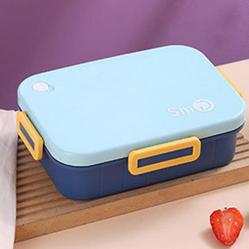 Stainless Steel Lunch Box Stainless Steel Leakproof Food Containers Large Capacity Food Storage Compartment Prep Lunchbox For
