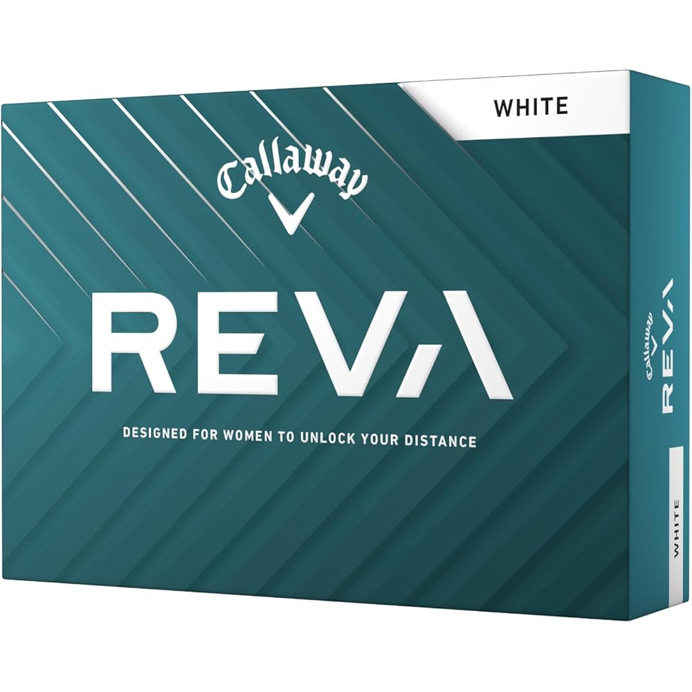 Callaway REVA 25 Golf Balls 1 Dozen (12 Pack) 2-Piece Structure White