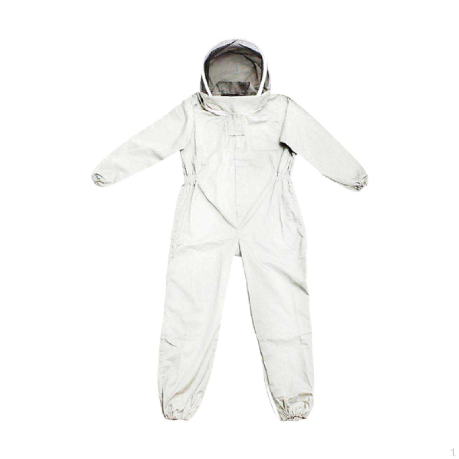 

Взрослый костюм против укусов пчеловодов комбинезон дышащий тренировочный эластичные манжеты одежда for 165 to 175cm