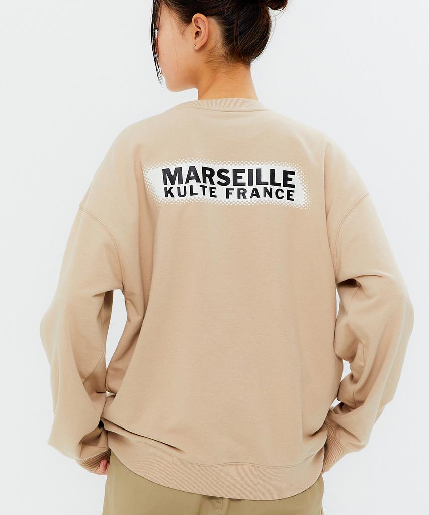 KULTE Uv Stamp Crewneck L.Beige