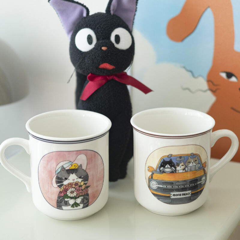 Morineko Cute Pop Art Cat Coffee Mug 360ml 1P