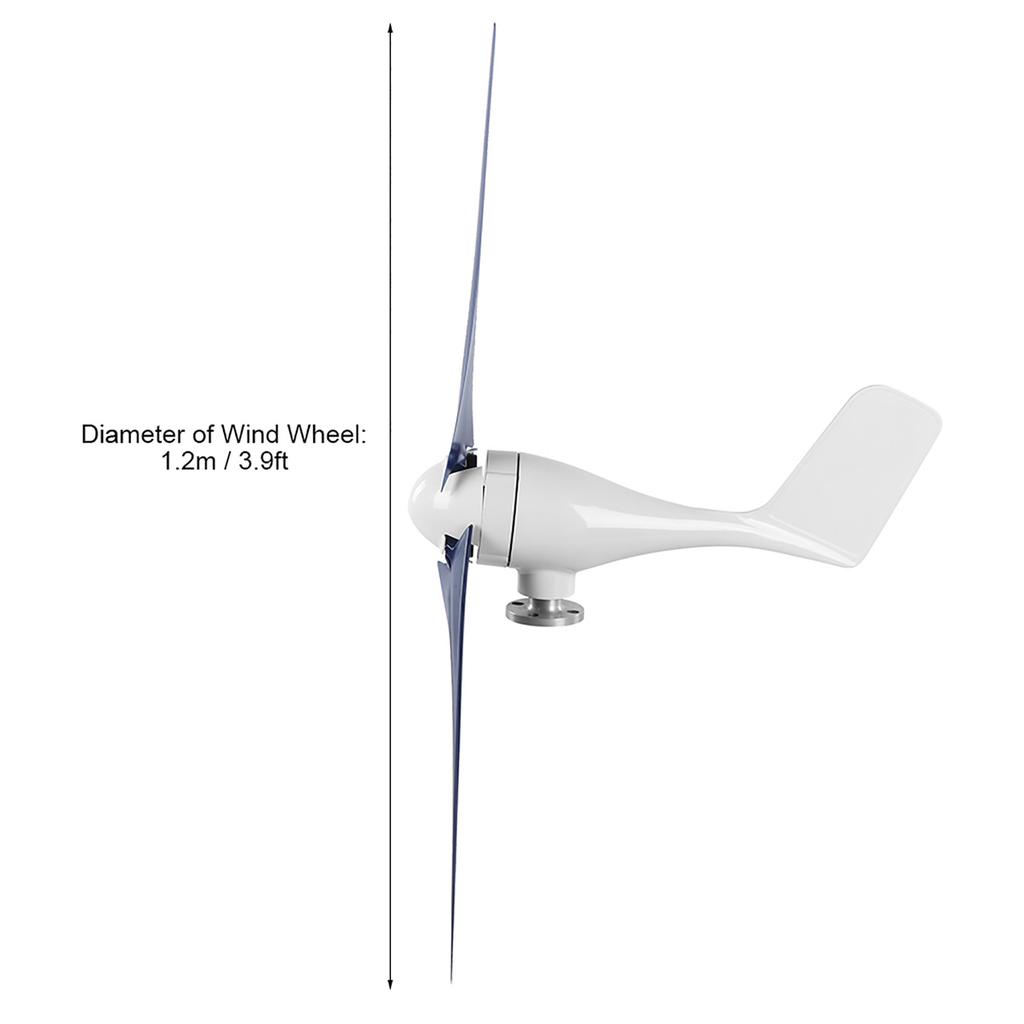 200W Wind Turbines Generator Kit 3 Blade Aerogenerator with Controller Accessory