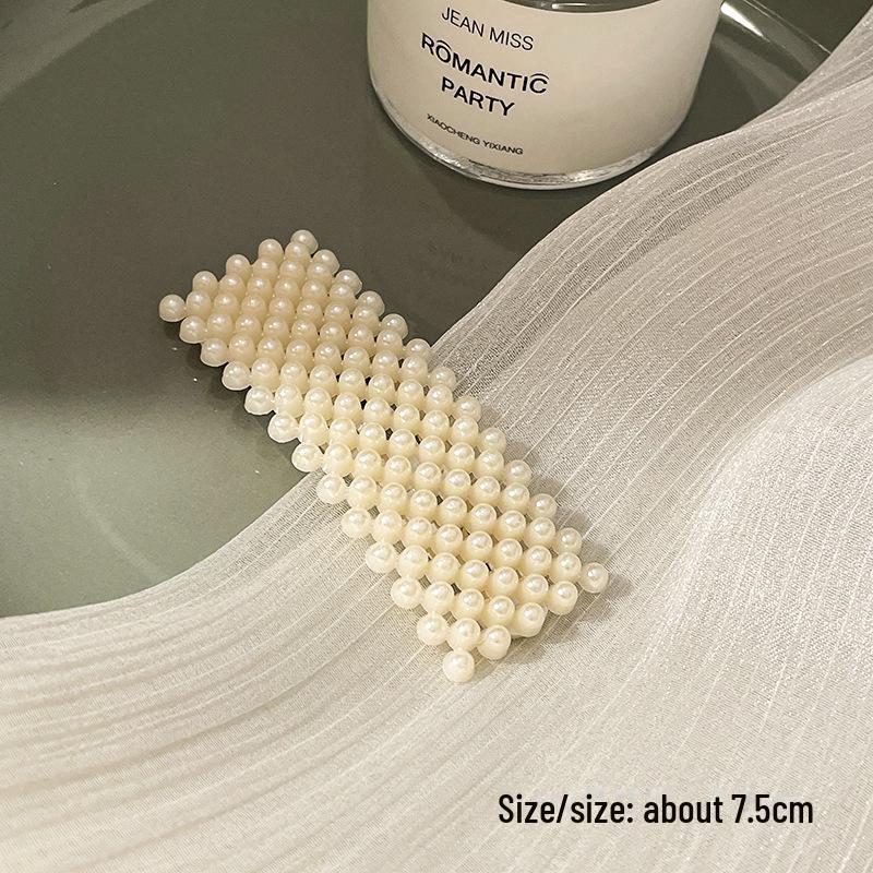 Korean Pearl Hairpin - Trendy Side Clip for Women and Girls