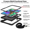 Funda Tablet Case for Lenovo Tab M11 TB330FU TB331FC XiaoXin Pad 11inch 2024 Kids Safe Silicone Tablet Cover with Shoulder Strap
