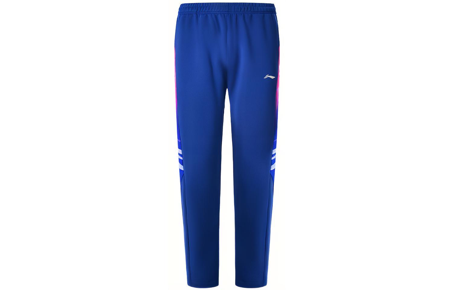 Li Ning Knitted Sweatpants Men s Shadow Purple Blue AKLT653-2 XL
