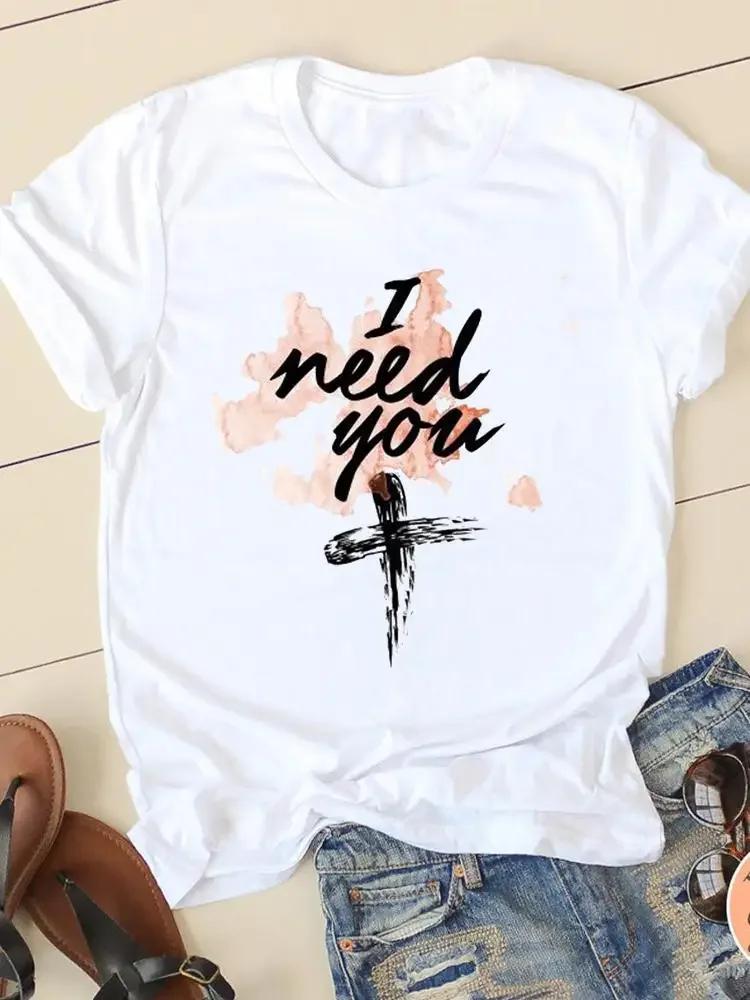 Clothing Summer Letter Printing 2022 Short Sleeve Ladies Casual WoFashion Graphic Tee T-shirts Female T Shirt Clothes