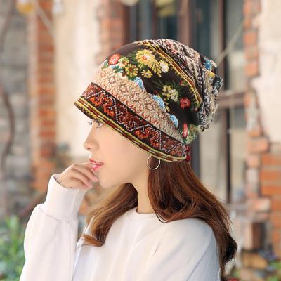 High Quality Unisex Women Hat Scarves Autumn Winter Dual-use Vintage Hats For Women Skullies And Beanies Women Scarf Face Mask