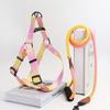 Dogs Harness & Leash Colorful Small Medium Dog Chest Belt Colorful Harness Rope