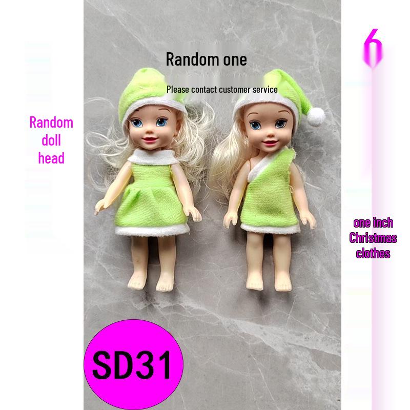 Christmas Doll Clothes Set for BJD and Reborn Dolls - Limited Edition Fashion for Children